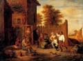 Peasants Merrymaking Outside An Inn David Teniers the Younger